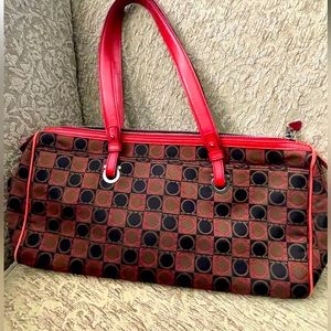 🚨LOW START?!🚨 Salvatore Ferragamo red canvas bag